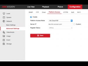 Configuration DVR Hikvision